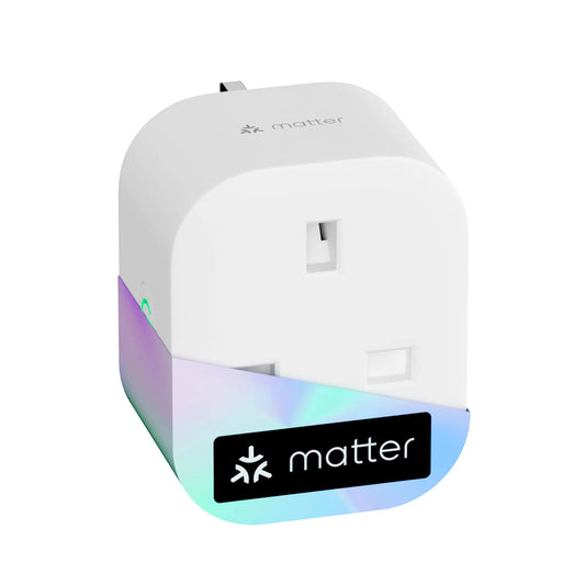 Meross｜MSS315 Matter 智能插座 Mini（英規UK版本）｜實時電量監測 跨平台智慧家庭控制【香港行貨｜1年保養】