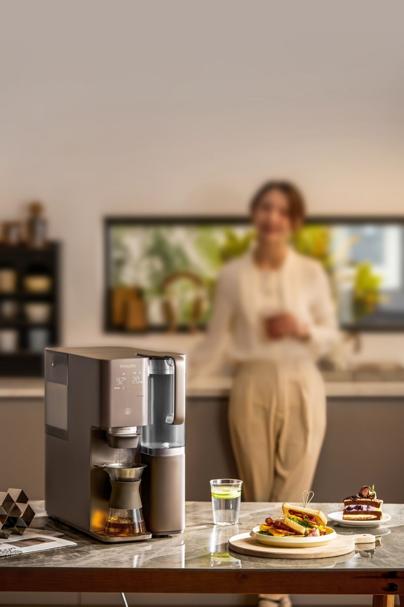 Philips｜ADD6951BR/90 即熱式 RO純淨冷熱飲水機 (配備茗茶咖啡專用配件)【香港行貨｜2年保養】