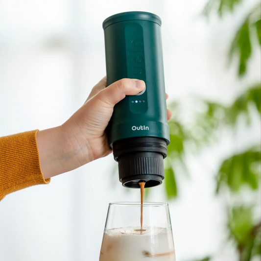 OutIn｜Nano Espresso 無線便攜濃縮咖啡機 20Bar高壓自動加熱冷水並萃取【香港行貨｜1年保養】