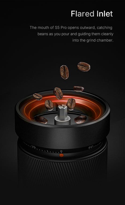 TIMEMORE | S5 PRO Chestnut Flagship 48mm Conical Burr Coffee Grinder Manual Coffee Grinder [Authorized Brand | 1-Year Warranty in Hong Kong]
