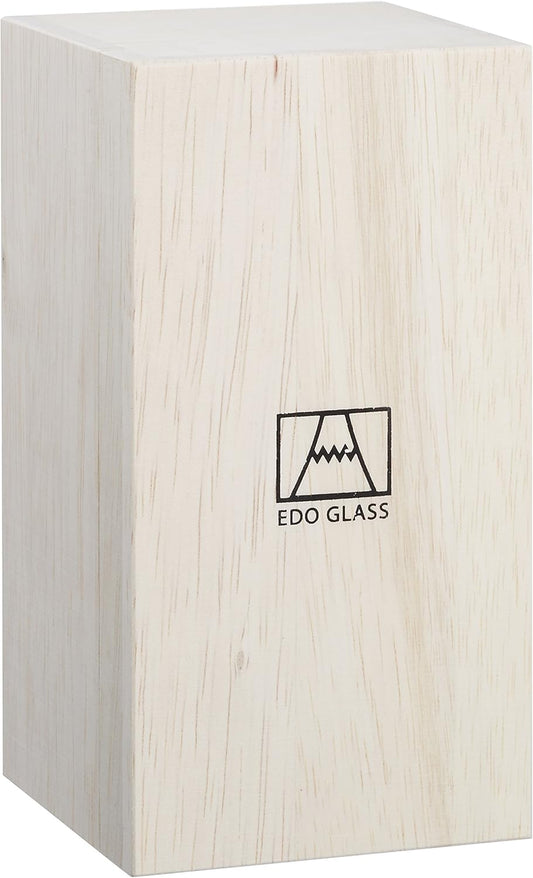 田島硝子｜TAJIMA GLASS EDO GLASS 高杯版櫻花富士山玻璃杯 400ml (TG16-015-TS)【附真品證書卡】