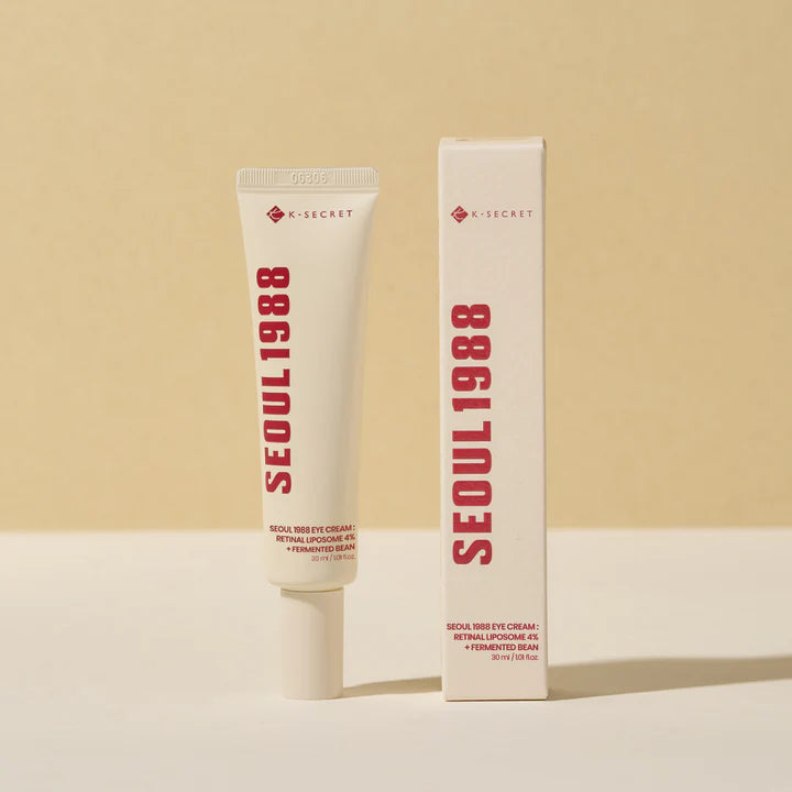 K-SECRET | Seoul 1988 Eye Cream: Retinal Liposome 4% + Fermented Bean | Anti-aging, brightens skin, reduces pores, and improves skin tone [Parallel Import]