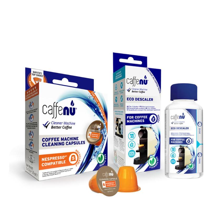 [Discount Package] Caffenu | Capsule Coffee Machine Deep Cleaning Kit (Applicable to Nespresso Coffee Machine) [Cleaning Liquid + Cleaning Capsules]