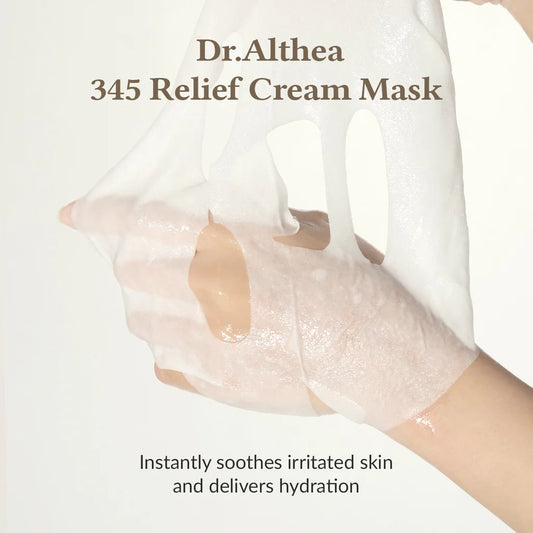 Dr. Althea｜345 Relief Cream Mask 舒緩霜面膜 (4ea/4片裝) 痘後舒緩護理Mask
