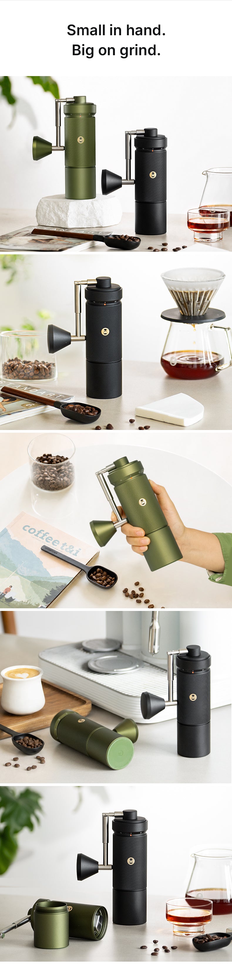 TIMEMORE 泰摩 | S5 PRO 栗子旗艦級 48mm 錐刀咖啡磨豆機 手搖磨豆機 Coffee Grinder【品牌授權｜香港1年保養】