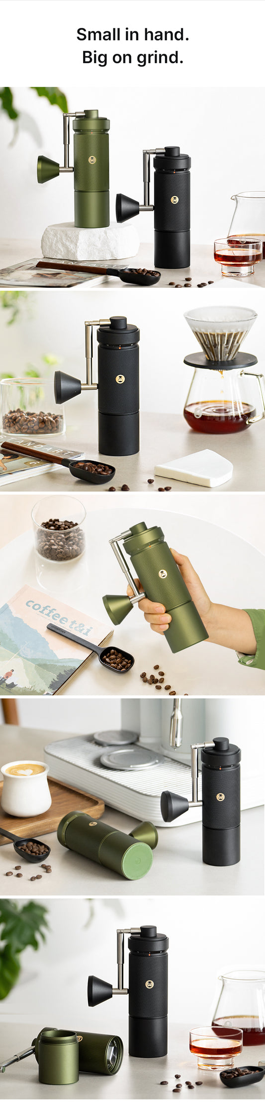 TIMEMORE | S5 PRO Chestnut Flagship 48mm Conical Burr Coffee Grinder Manual Coffee Grinder [Authorized Brand | 1-Year Warranty in Hong Kong]