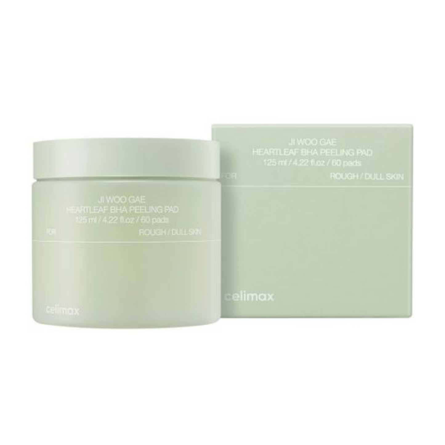 celimax｜Jiwoogae Heartleaf BHA Peeling Pad Houttuynia cordata BHA Exfoliating Toner 60pads [Parallel Imported Product]