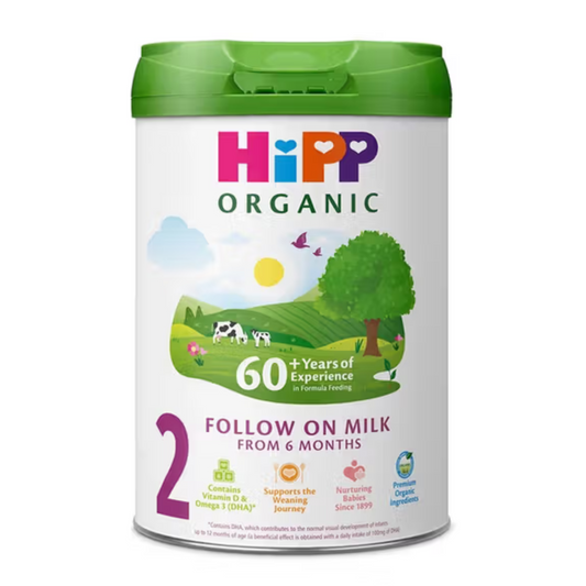 HiPP｜Stage 2 UK version Organic Follow On Milk Powder 800g (For 6-12month) (without HMP probiotics)【Parallel Import Product】