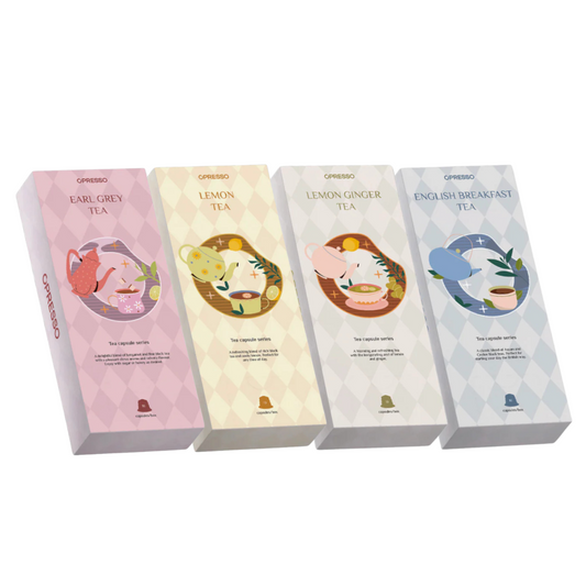 Opresso｜茶膠囊 (10粒/盒) - 伯爵茶/檸檬茶/檸檬薑茶/英式早餐茶 意大利品質 Tea Capsule (Nespresso適用)