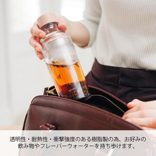 HARIO | 便攜式過濾瓶 茶包/咖啡包冷泡壺 (400ml) Filter-in Bottle Portable FIBP-40【平行進口】