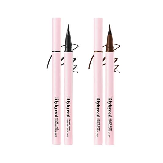 lilybyred | Am9 to Pm9 Survival Penliner 明亮持久眼線筆 - 01 啞光黑 / 02 啞光棕【平行進口產品】