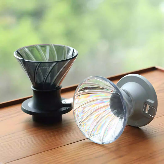 HARIO｜V60 Tritan x Switch 浸漬式手沖咖啡凹槽濾杯 聰明杯 (200ml, V60 02, 2-4杯) SSDL-02T