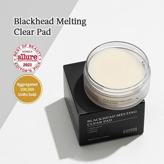 SUNGBOON EDITOR｜editor blackhead melting clear pad 黑頭融化片 30pads【平行進口】