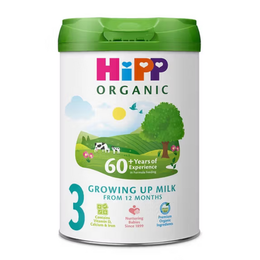 HiPP｜英國版 Organic 第3階段 有機嬰兒配方奶粉 (3號 12個月以上) Stage 3 UK version Organic Growing Up Milk Powder 800g (不含HMP 益生菌)【平行進口產品】