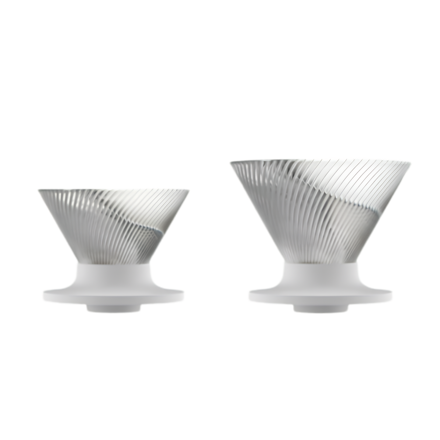 Hario｜V60 01/02 Dripper NEO 72 Ribs Transparent/Amber VDN-01-T/VDN-02-T/VDN-01-AB/VDN-02AB｜Flow Control Coffee Dripper【Parallel Import】
