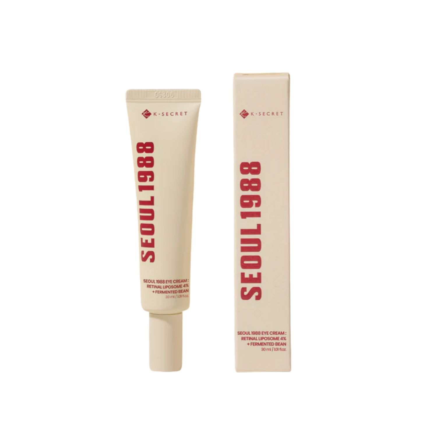 K-SECRET | Seoul 1988 Eye Cream: Retinal Liposome 4% + Fermented Bean | Anti-aging, brightens skin, reduces pores, and improves skin tone [Parallel Import]