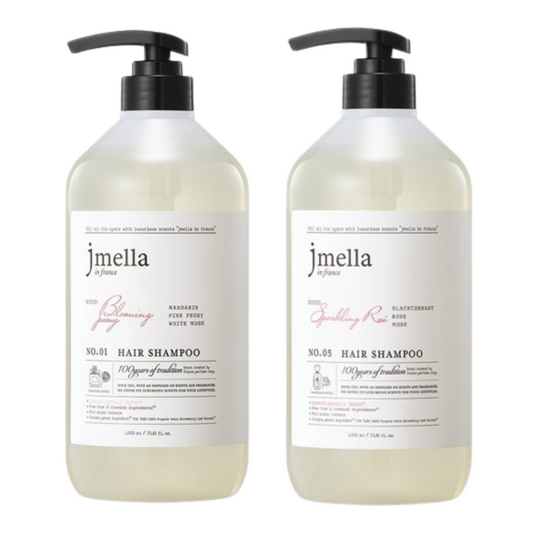 Jmella｜韓國香氛洗髮水洗頭水 1000ml - No.1 花園舞會 / No.5 香檳玫瑰