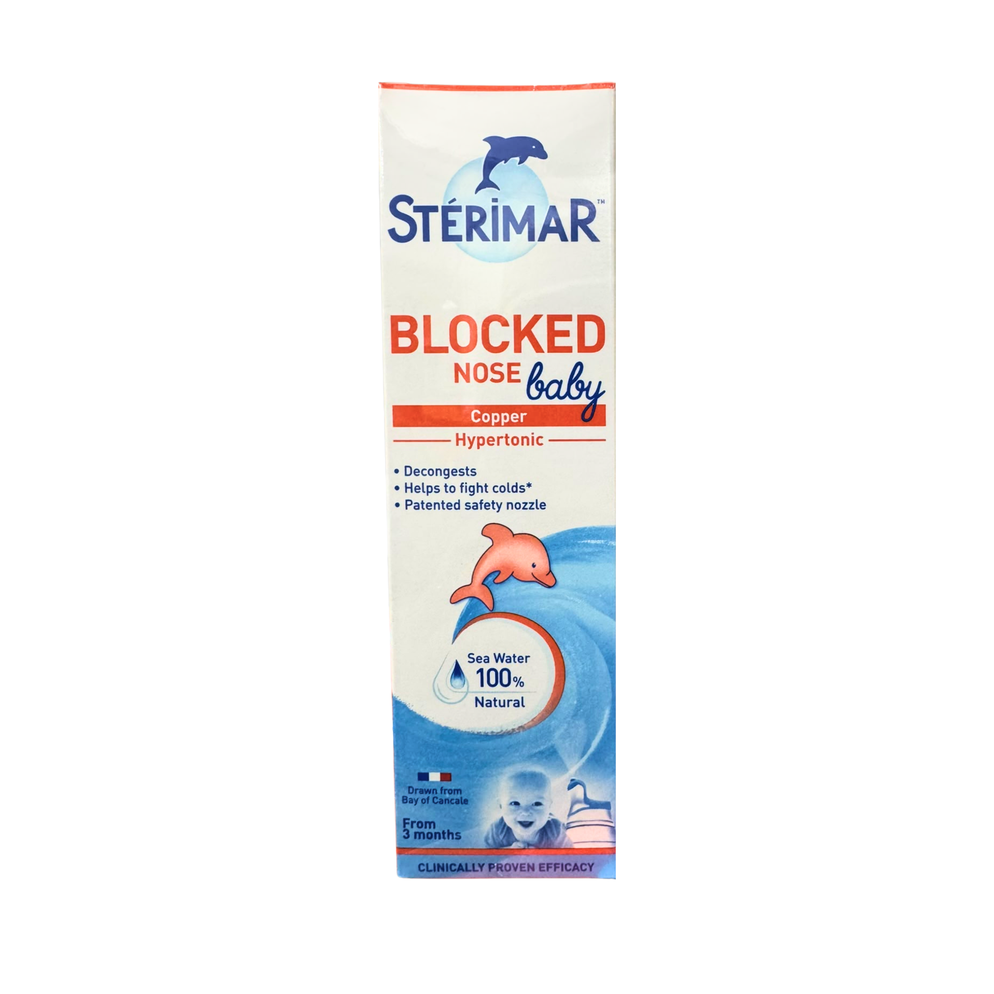 Stérimar 鼻潔靈｜嬰兒高滲海水洗鼻噴霧 100ml｜嬰兒感冒鼻塞紓緩｜Blocked Nose Baby