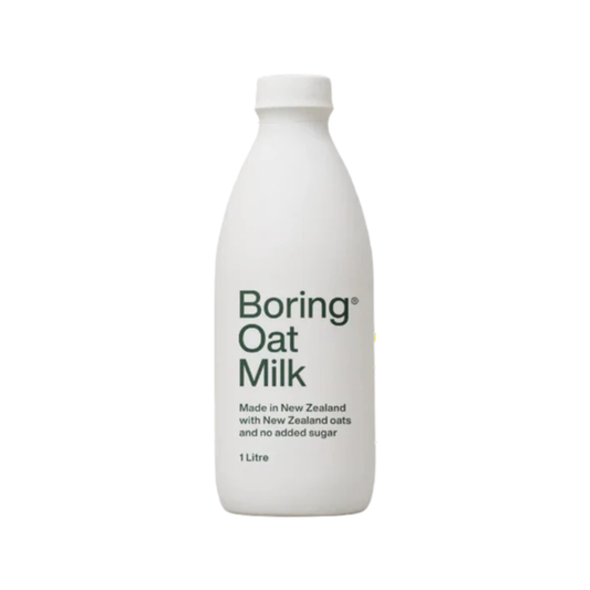 Boring｜Oat Milk 原味燕麥奶 1L【香港行貨】紐西蘭燕麥 純素 無添加糖｜Best Before: 06/09/2027