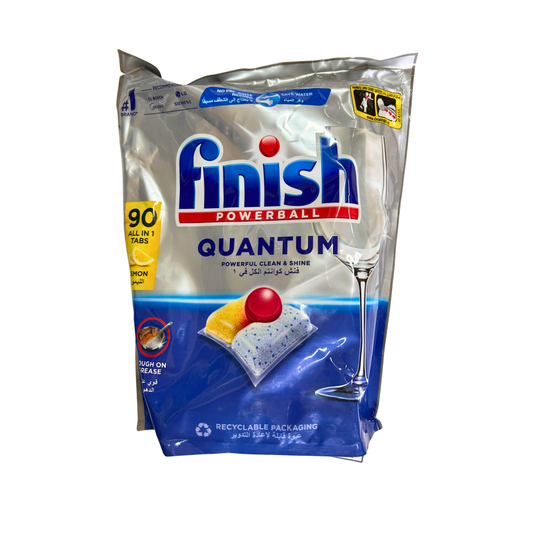 Finish｜Quantum 全效洗碗機洗滌塊 64/90粒｜強效洗碗球｜洗碗機專用清潔劑