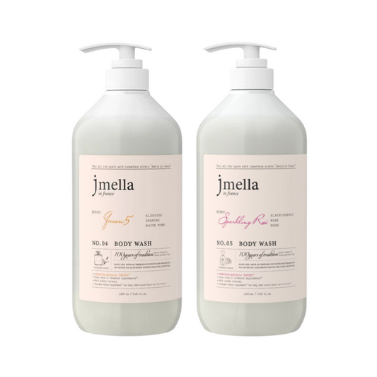 Jmella｜韓國香氛沐浴露 1000ml - No.4 加冕儀式 (Queen 5)/No.5 香檳玫瑰