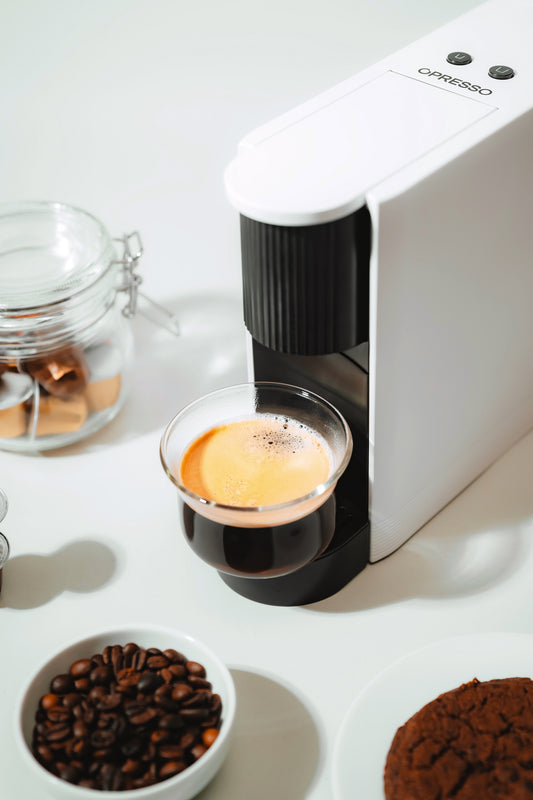 【咖啡機套裝】Opresso | Slim 膠囊咖啡機 ＋6盒咖啡膠囊（任選口味）