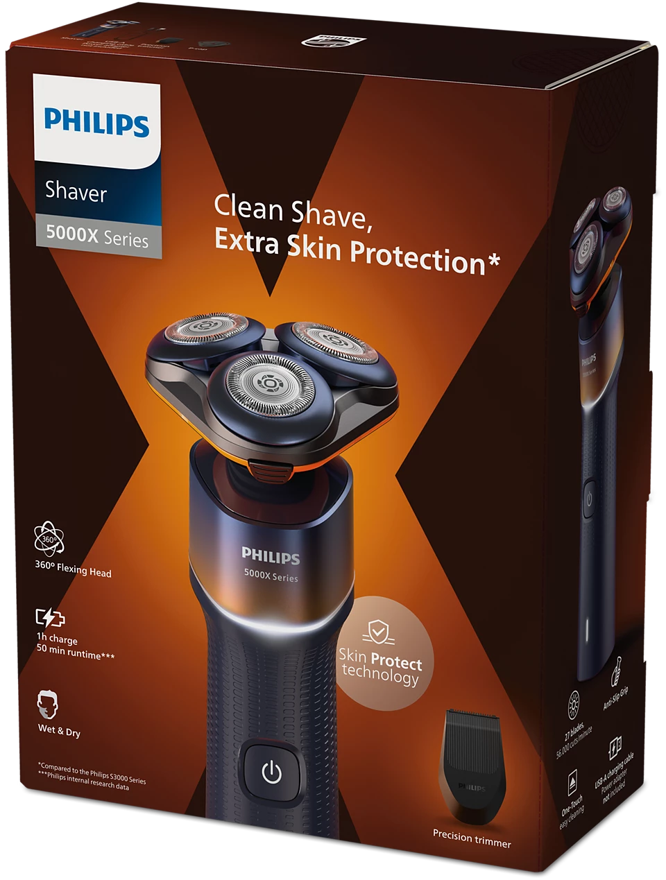 Philips｜X5012/05 Shaver 5000X series 乾濕兩用電鬚刨【香港行貨｜2年保養】