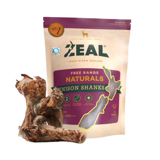 Zeal｜New Zealand Pure Natural Snack Venison Shanks 300g (For Dogs) [Hong Kong Licensed Product]