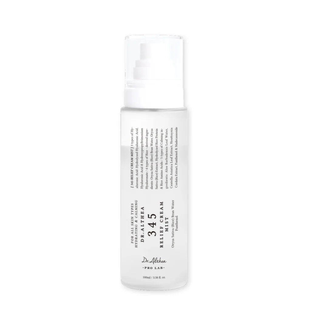 Dr. Althea | 345 Relief Cream Mist | Moisturizing spray containing rice extract | Soothes sensitive skin