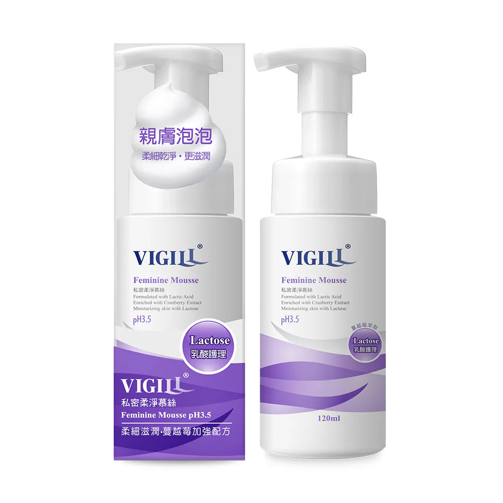 VIGILL｜Intimate Cleansing Mousse (Extra Lactic Acid) 120ml