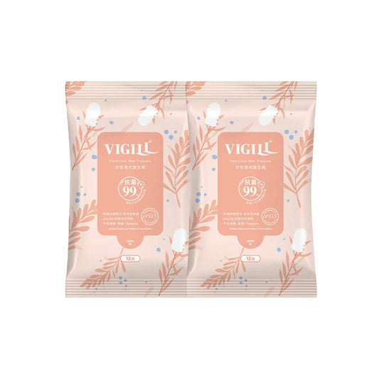VIGILL｜女性濕式衛生紙孖裝(共24片)
