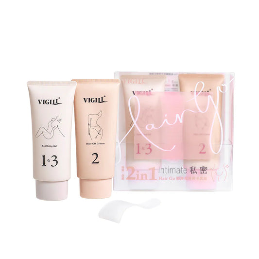 VIGILL｜瞬淨光滑脫毛套裝 - 全方位私密理毛護理【附送刮板】