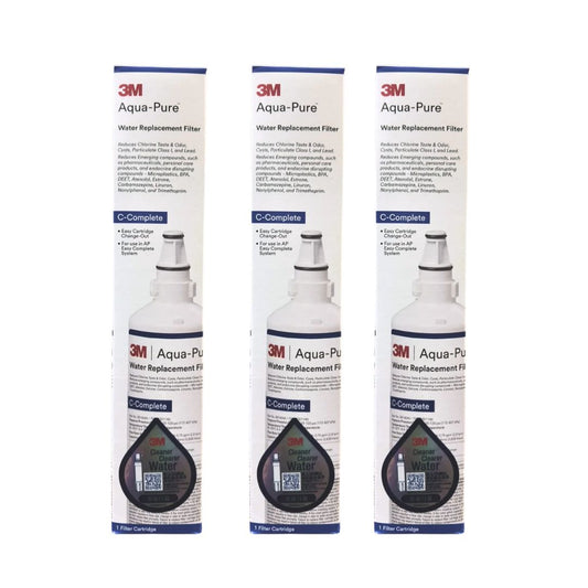 3M｜「3件」【香港行貨】Aqua Pure全效型 AP Easy C-Complete 濾芯 3M家用濾水器濾 Water Filter *購買前請先留意注意事項*