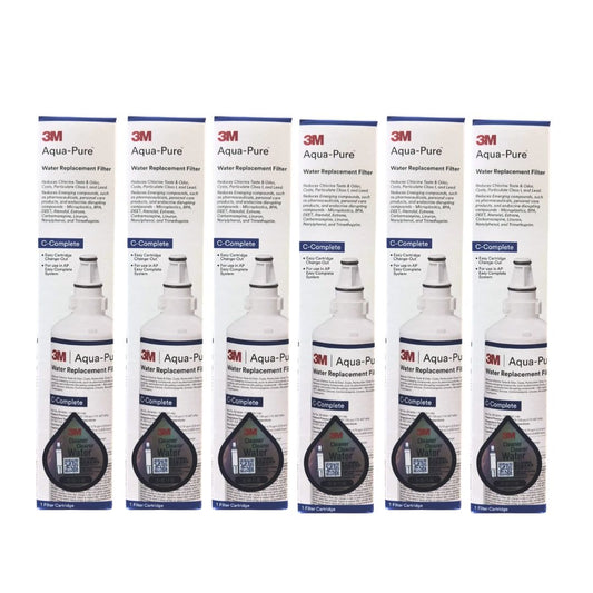 【6件】3M｜【香港行貨】Aqua Pure全效型 AP Easy C-Complete 濾芯 3M家用濾水器濾 Water Filter *購買前請先留意注意事項*