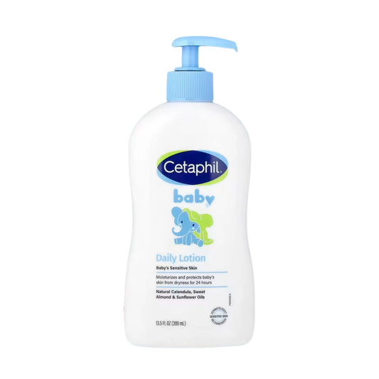 Cetaphil舒特膚 | 嬰兒每日潤膚露 (含有機金盞花、杏仁油、葵花籽油和維生素E) 399ml｜敏感皮膚適用【平行進口產品】