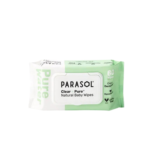 Parasol｜Clear+Pure Thick and Natural Skin Care Baby Wipes 60 Count