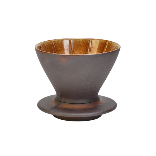 Pottery Workshop | Aurli Old Rock Mud Flow 360 Dripper 01 Hand-Poured Coffee Filter Cup 1st Fire (Fire No Glaze)