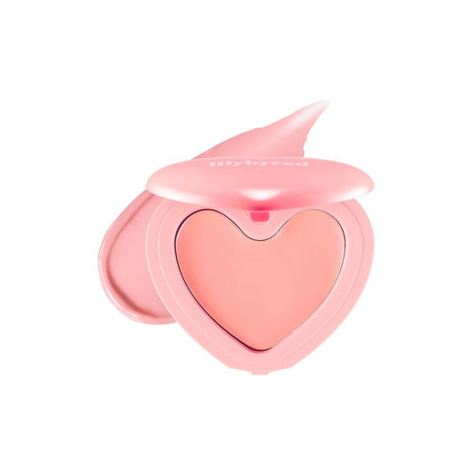 lilybyred｜Luv Beam Cheek Balm 甜美心型腮紅膏 #06 Fluffy Peach【平行進口產品】