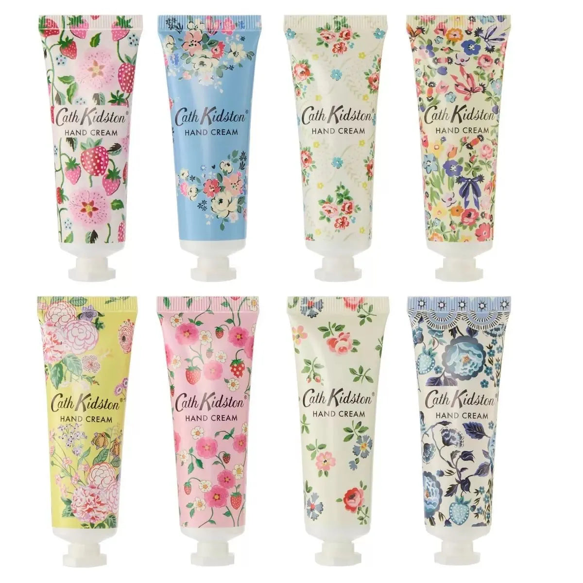 Cath Kidston｜Hand Care Gife Set 海軍康乃馨護手霜套裝 (30ml x 8枝)【平行進口產品】