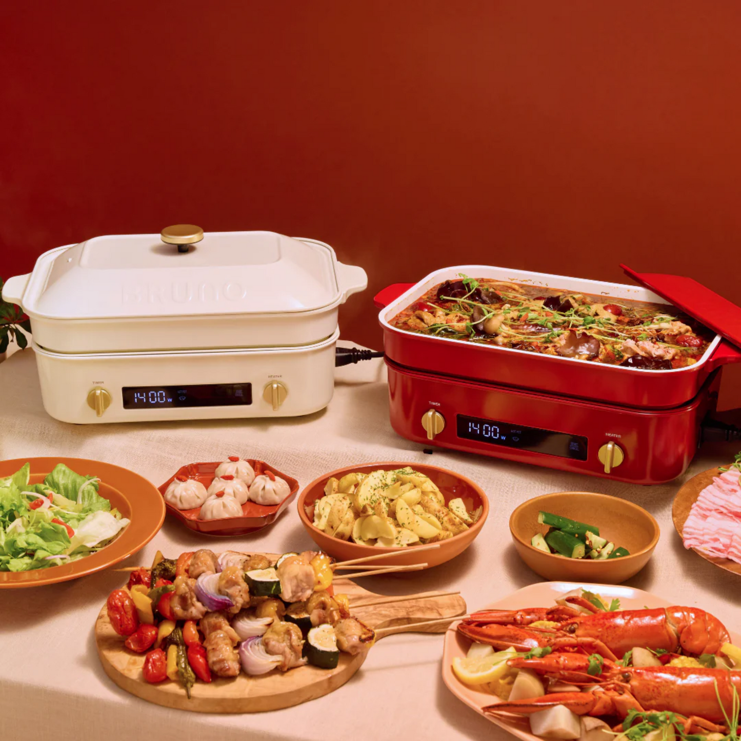 BRUNO｜Digital Hot Plate BOE123 - White [Hong Kong Licensed Product｜1 Year Warranty]