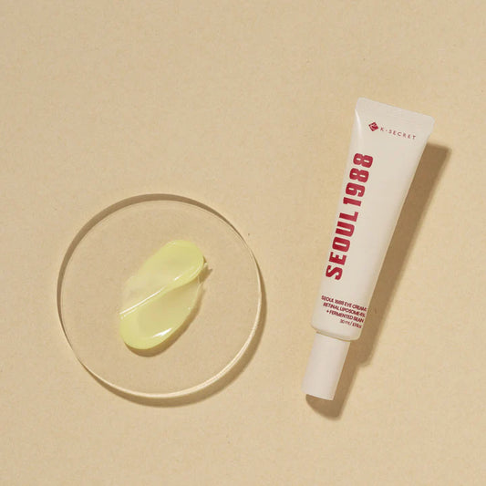 K-SECRET｜Seoul 1988眼霜：視網膜脂質體4%+發酵豆｜SEOUL 1988 Eye Cream : Retinal Liposome 4% + Fermented Bean | 抗衰老 提亮膚色 照顧毛孔 改善膚色【平行進口】