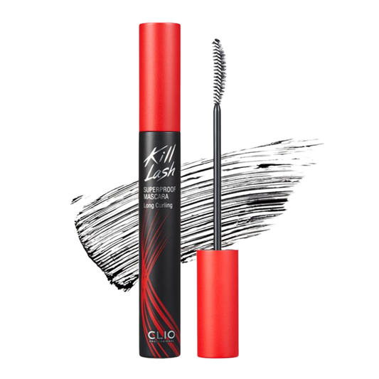 CLIO｜Kill Lash Superproof Mascara 極緻捲翹超防水睫毛膏 #01/02｜CLIO王牌 超濃密 防暈染 不結塊 捲翹持久