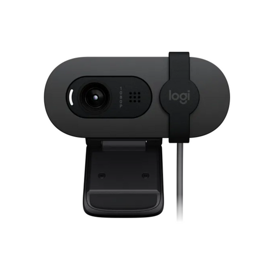 Logitech｜BRIO 90 Web Camera 全高清1080p網絡攝影機 石墨灰 (960-001581)【平行進口產品】