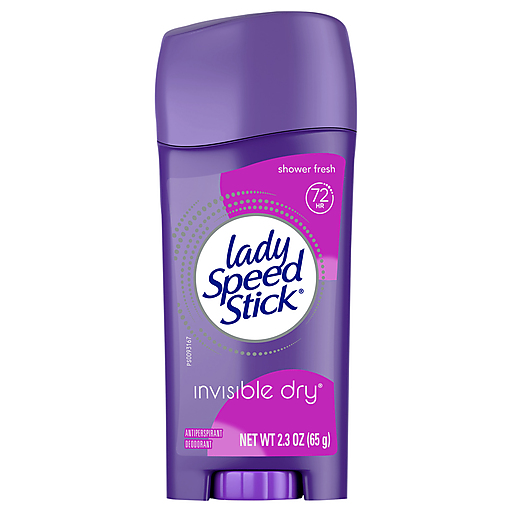 Lady Speed Stick｜72小時長效 隱形乾爽止汗香體膏 65g -Powder Fresh 爽身粉香/ Shower Fresh 沐浴清新 止汗劑 減少異味