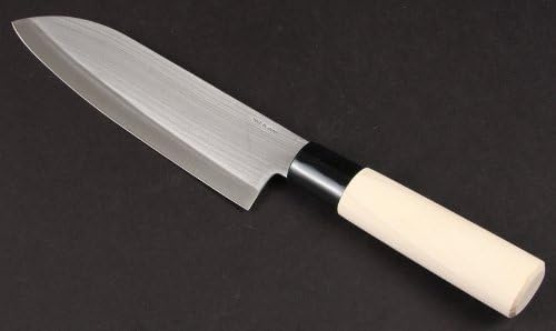 SEKIRYU｜日本製 Santoku 關龍作(関龍作) SR系列 木柄三德刀 多用途廚刀 165mm (SR100)