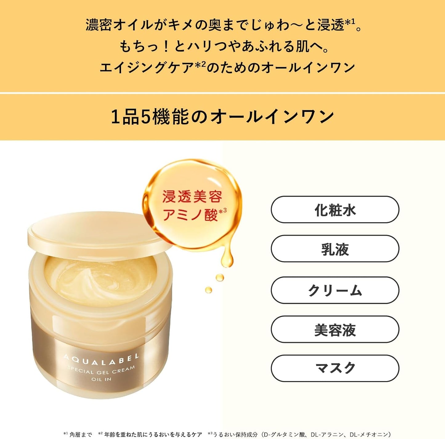 Shiseido | Aqua Label 5 in 1 Special Gel Cream 90g