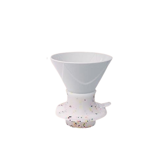 Hario｜V60 Ceramic 02 Mugen x Switch Coffee Dripper - Black/White Boca Round SSMU-200 [Parallel Import Product]