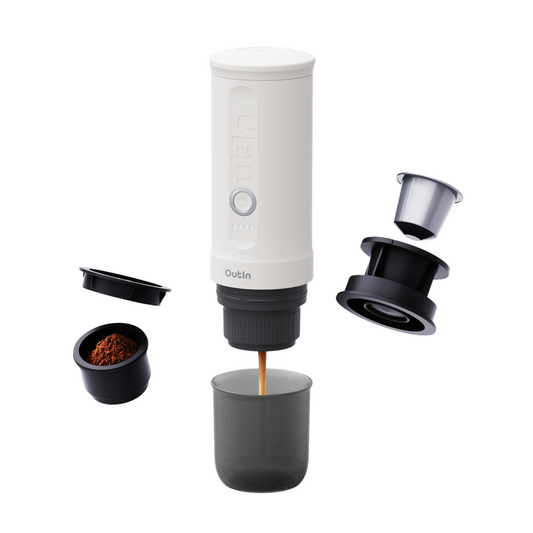 OutIn｜Nano Espresso 無線便攜濃縮咖啡機 20Bar高壓自動加熱冷水並萃取【香港行貨｜1年保養】