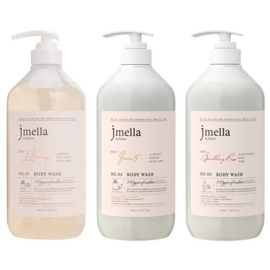 Jmella｜韓國香氛沐浴露 1000ml - No.1 花園舞會/No.4 加冕儀式 (Queen 5)/No.5 香檳玫瑰