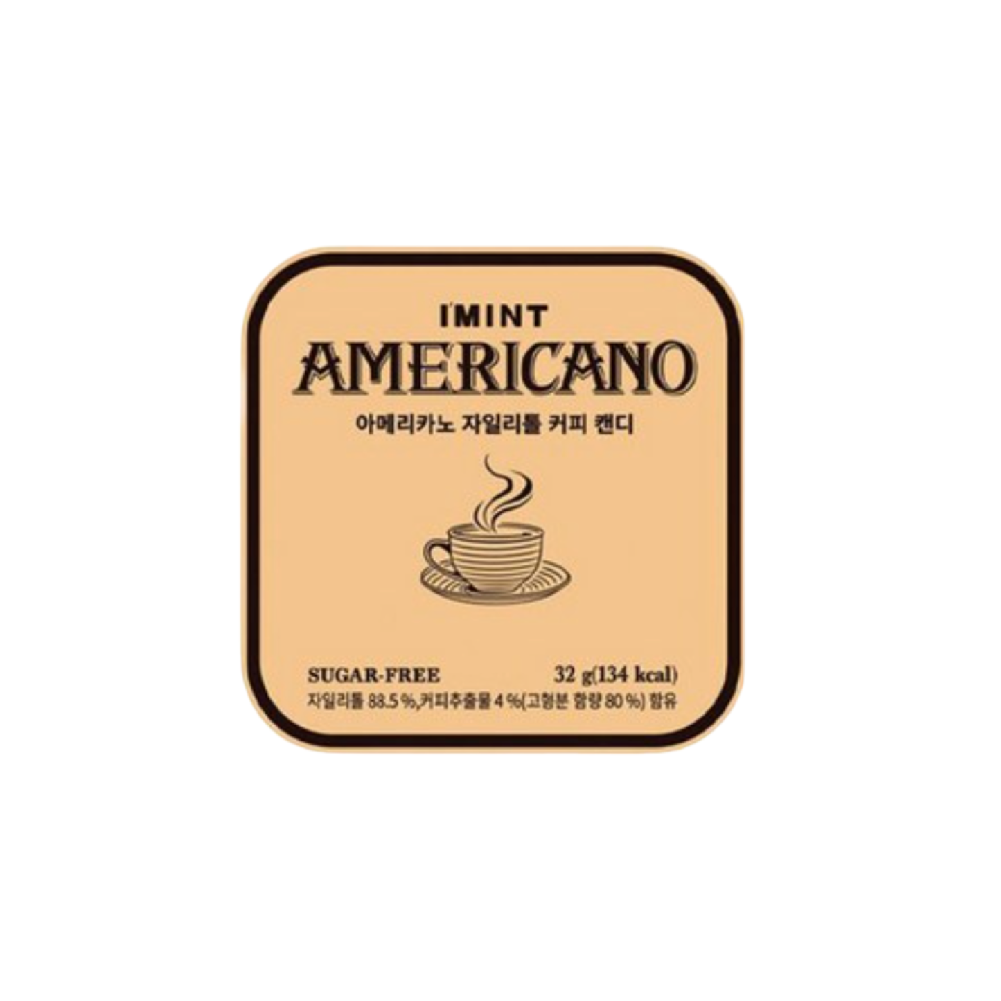 I'MINT | Korea's Bestselling | Korean Sugar-Free Xylitol Coffee Mints 32g - Espresso/Americano | Refreshing & Breath Freshening
